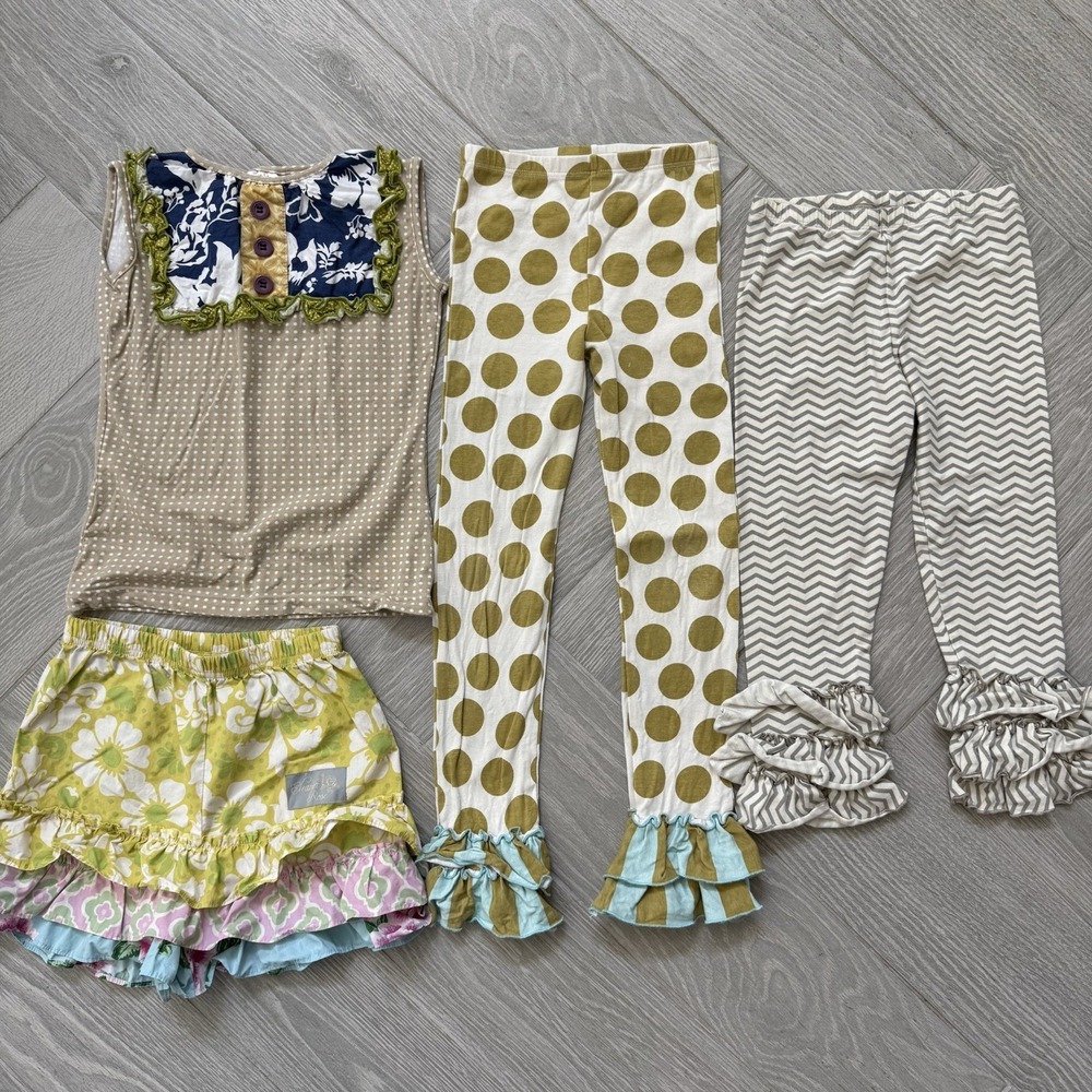 Girls Boutique Clothes Lot Size 7/8, Mustard Pie, Eleanor Rose, Giggle Mood